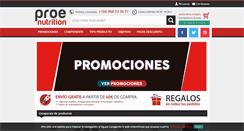 Desktop Screenshot of proenutrition.com